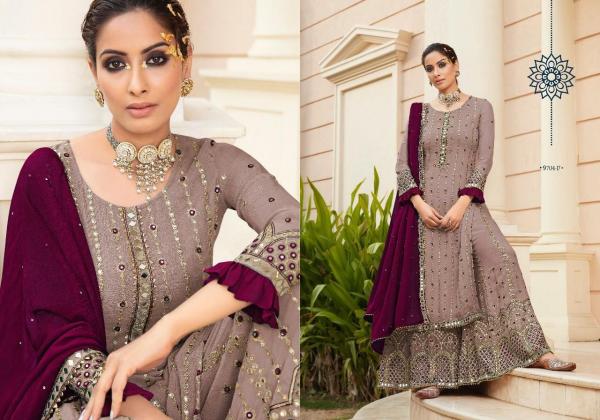 R Nazakat 9705 Designer Faux Georgette Embroidery Suit Collection